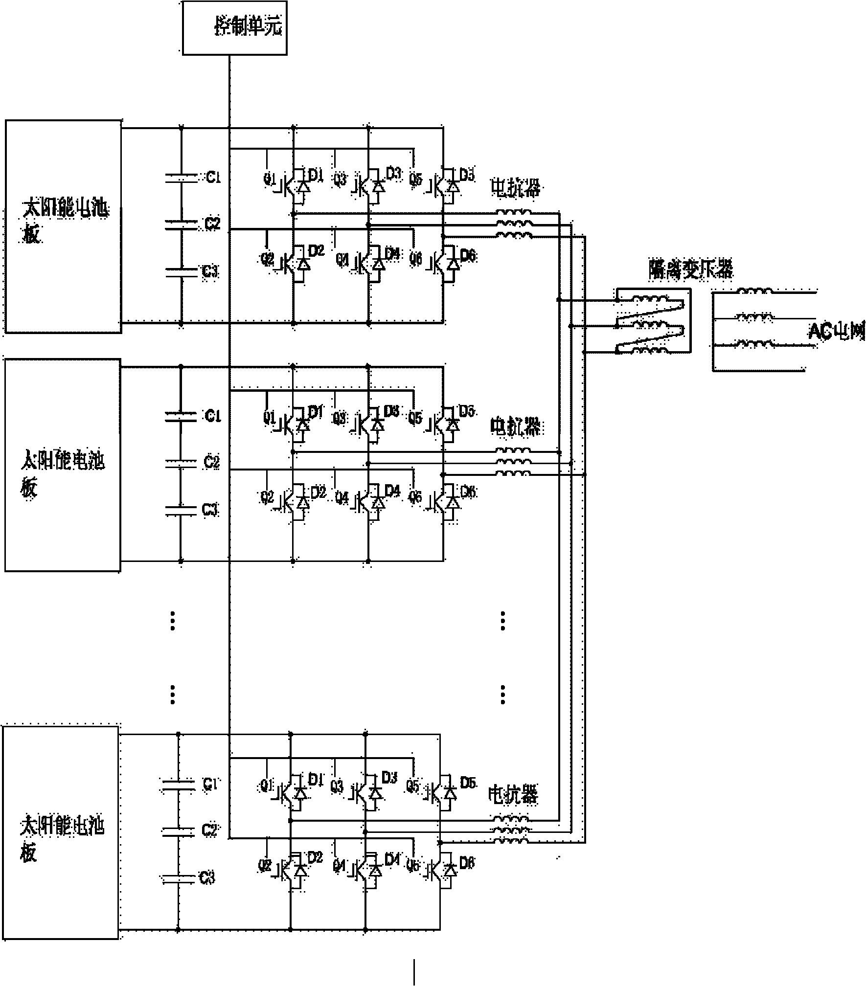 Photovoltaic grid-connected inverter