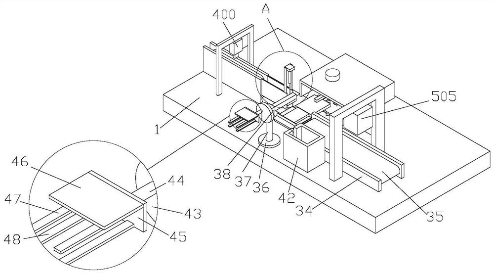 A kind of packaging equipment for anti-aging ultra-clean and non-dandruff eraser