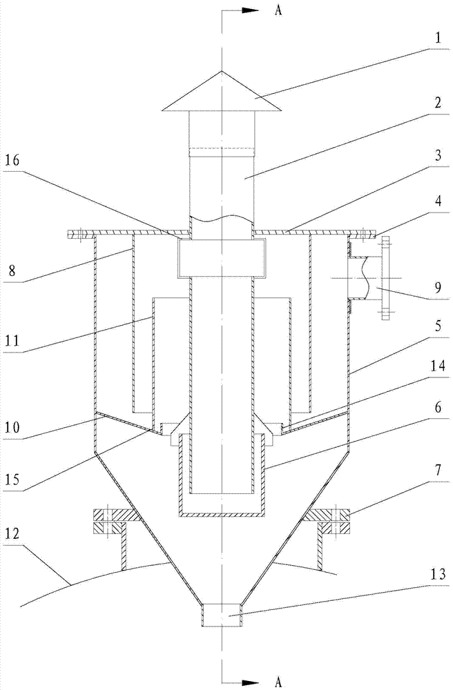 Integrated gas-water separator protector