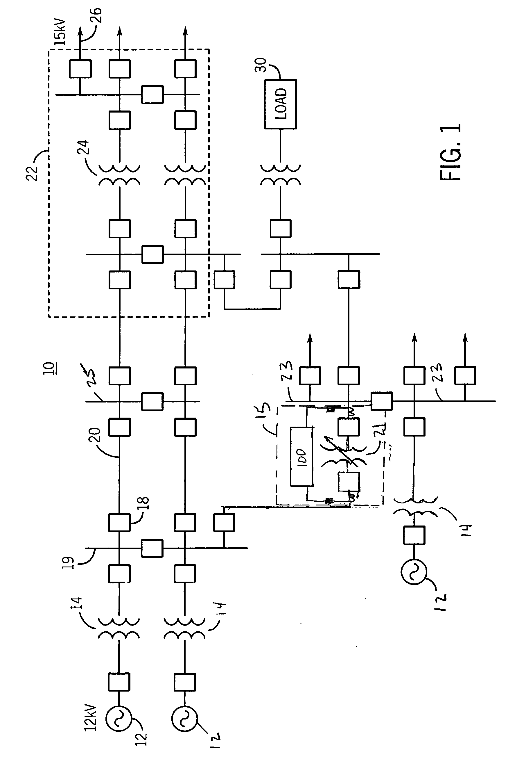 Apparatus and method for providing differential protection for a phase angle regulating transformer in a power system
