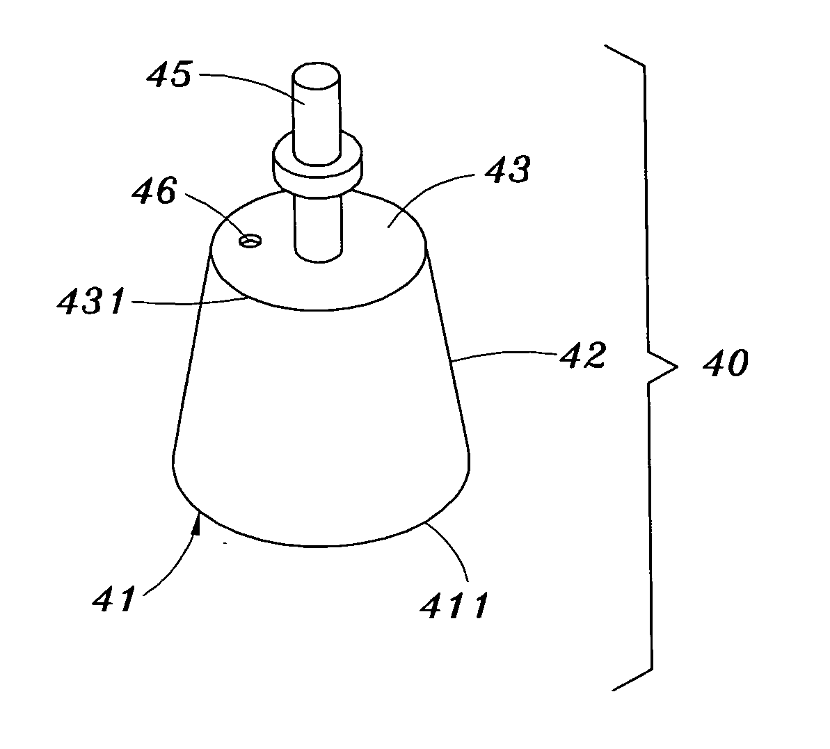 Method of mounting removable restoration tooth by using a standardized set of inner crown units, outer crown units, and device units for conforming abutment