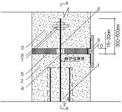 Semi-rigid-joint integral type abutment bridge supported by concrete pile and construction method