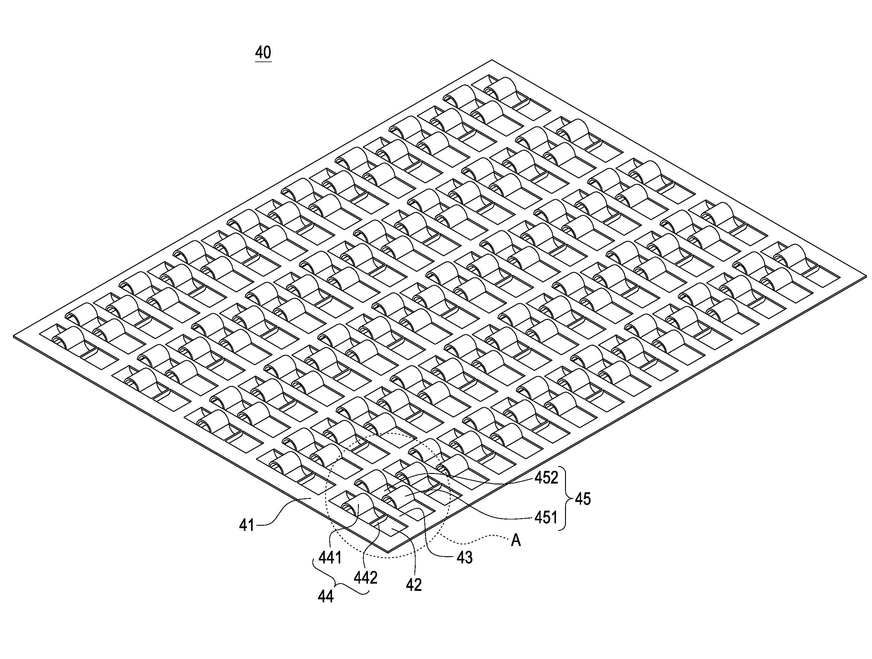 Vapor chamber and supporting structure thereof