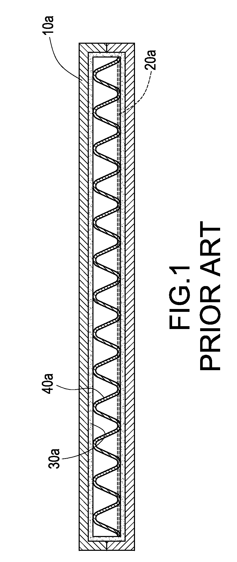 Vapor chamber and supporting structure thereof