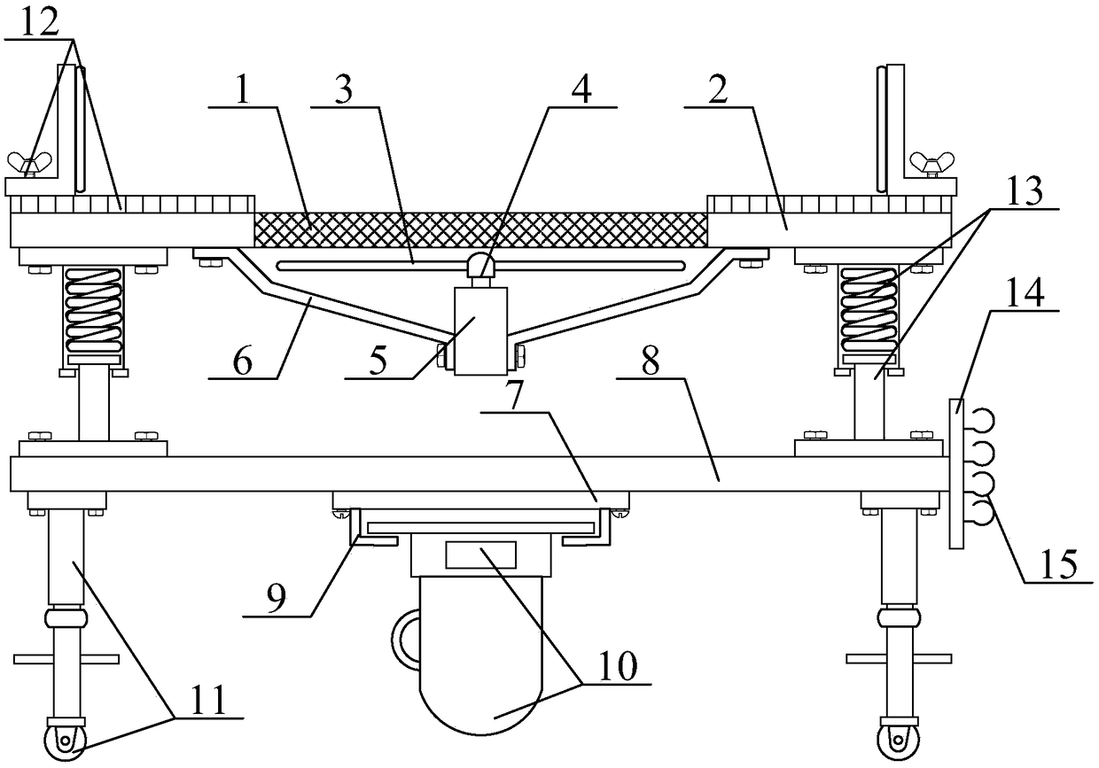 Multifunctional protective base for Chinese medicine therapeutic machine