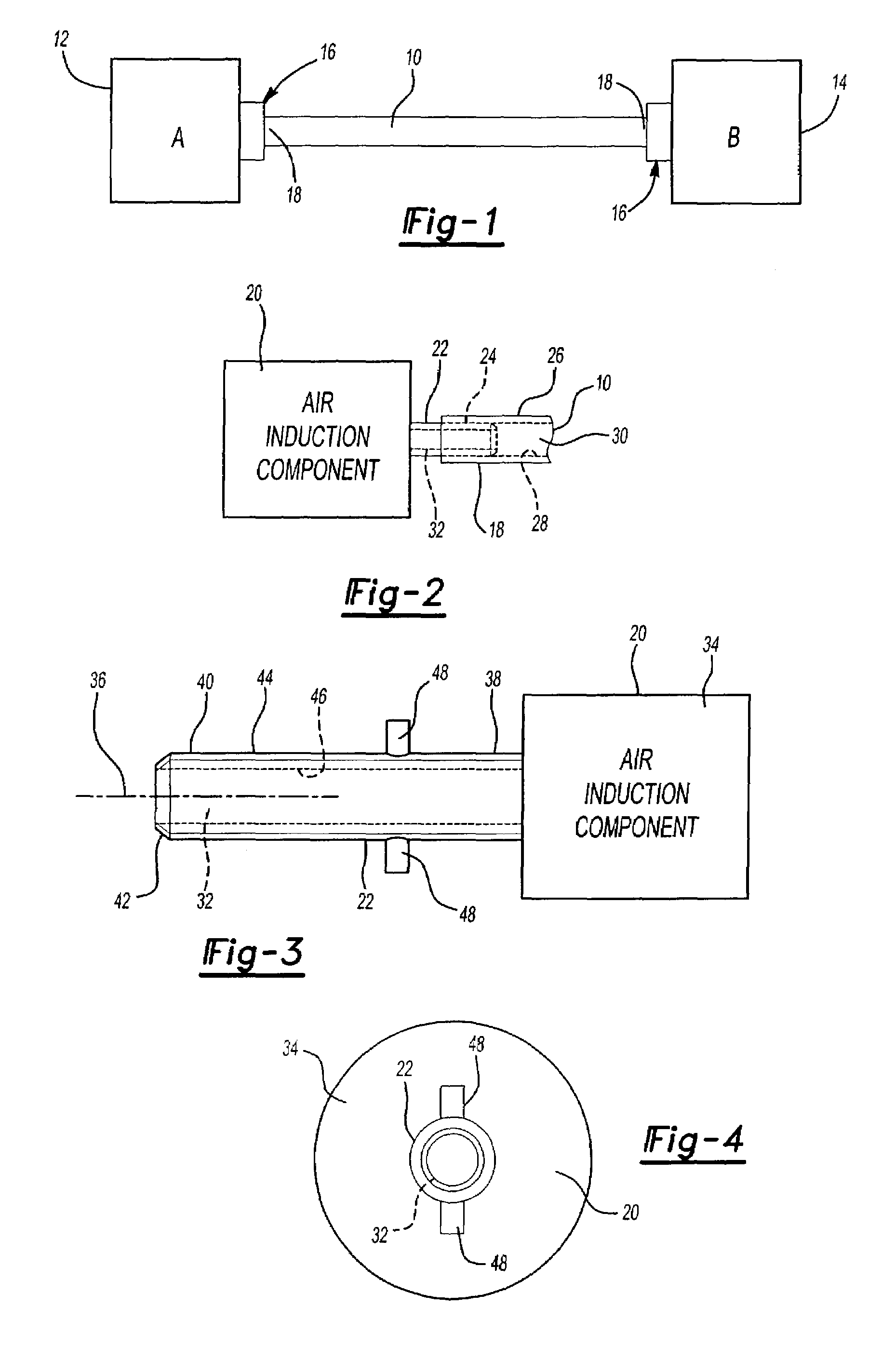 Positive locking connector for vehicle component