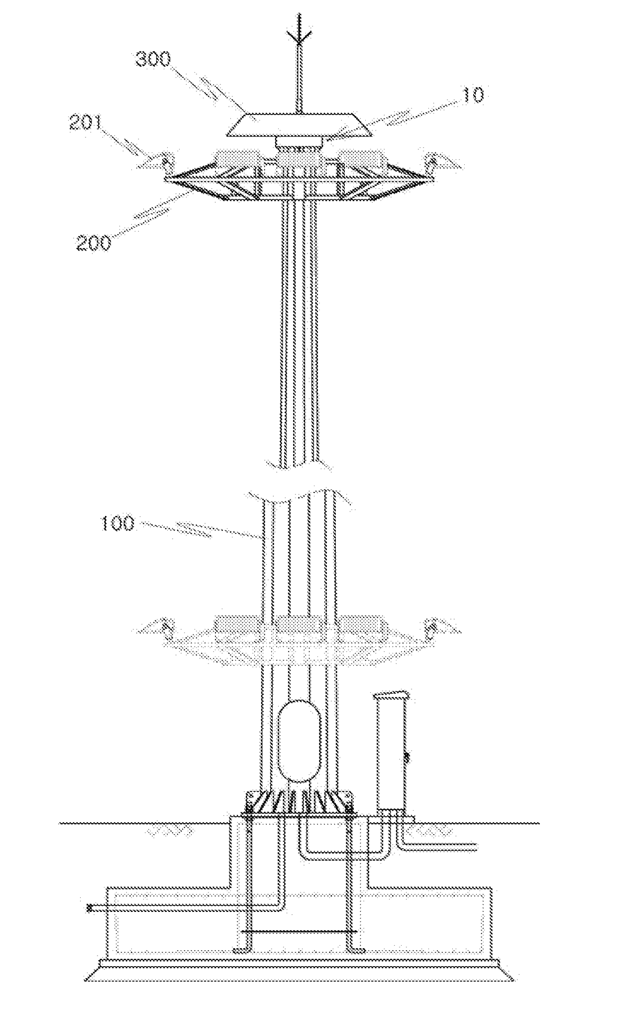 Earthquake-resistant light tower with the tuned mass damper
