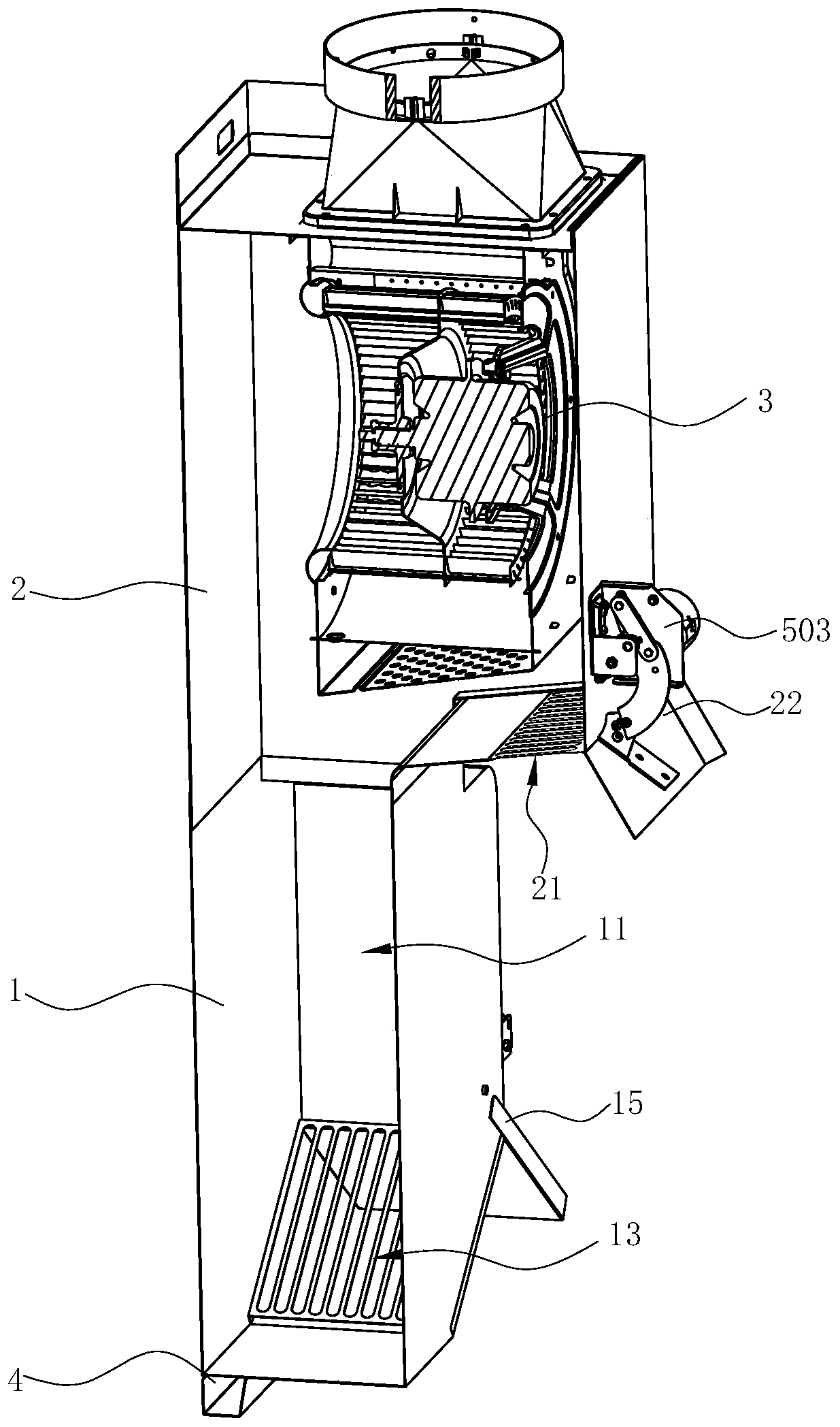 Extractor hood and control method thereof