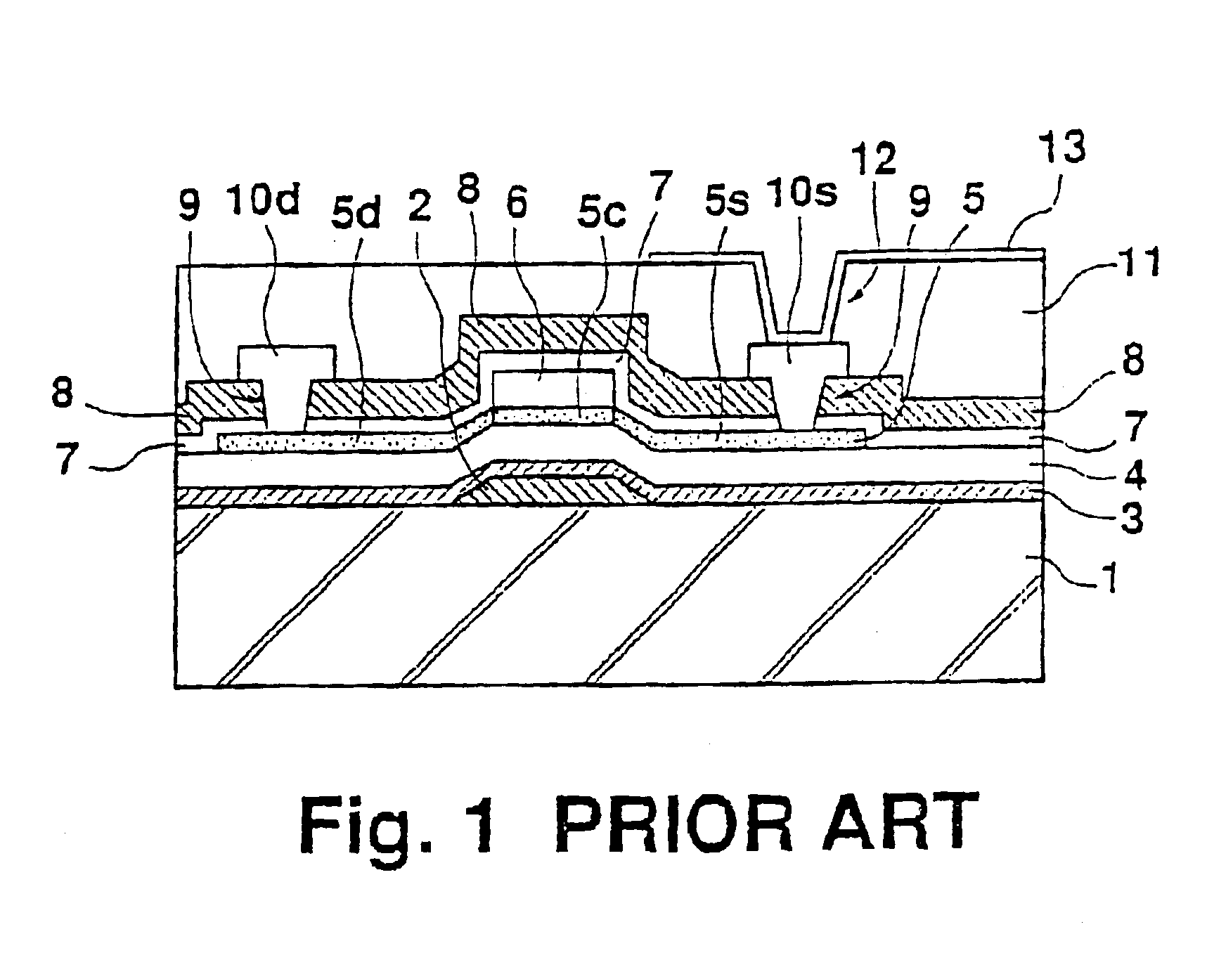 Manufacturing method of thin film transistor in which a total film thickness of silicon oxide films is defined