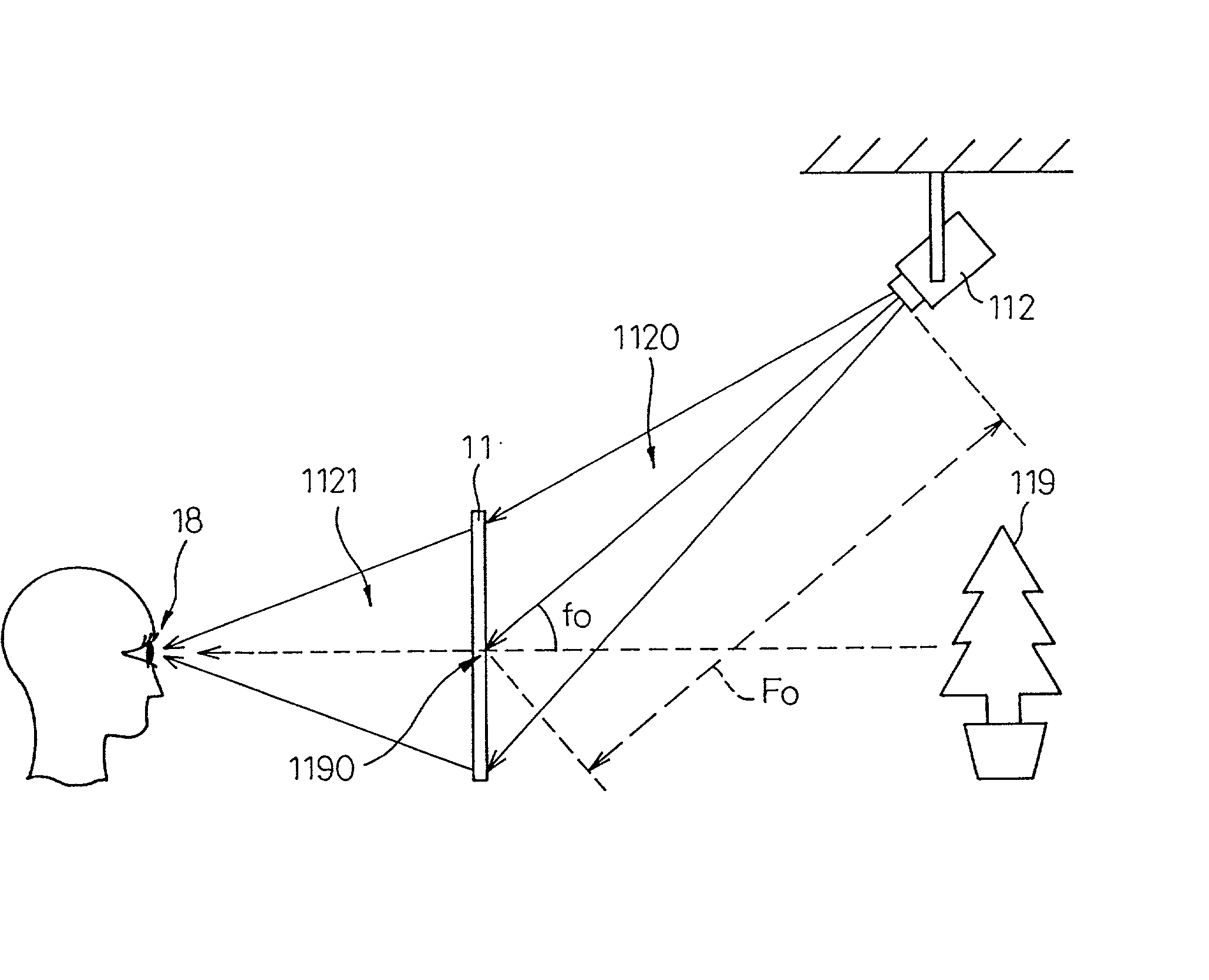 Hologram screen and a method of producing the same