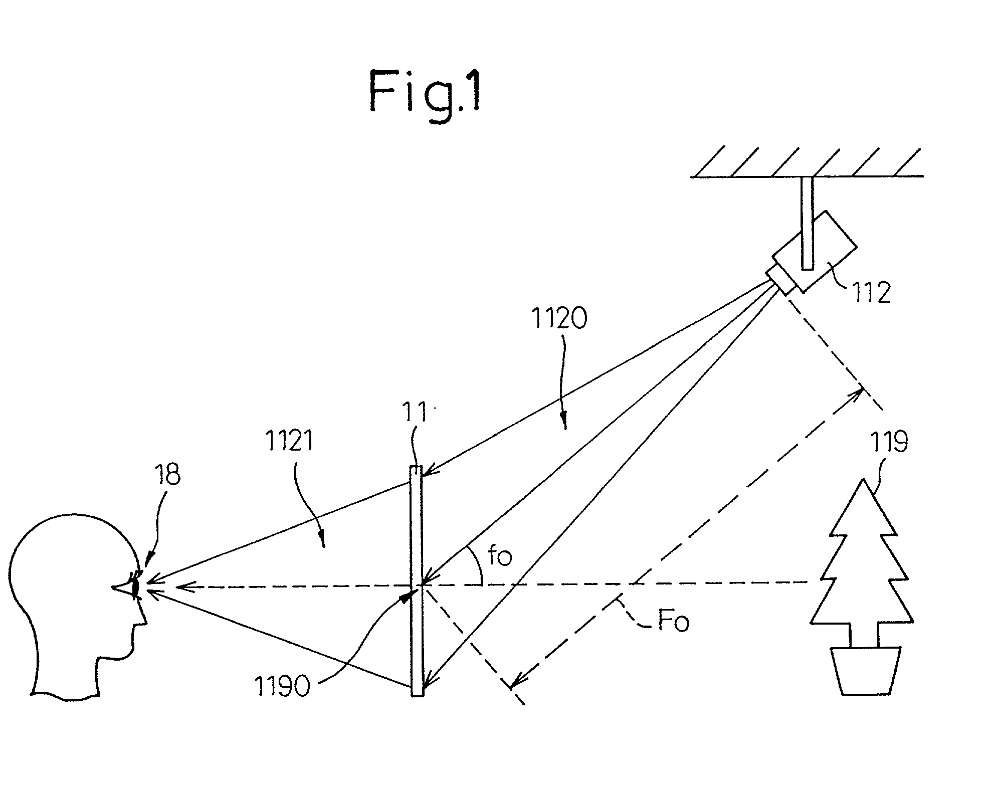 Hologram screen and a method of producing the same