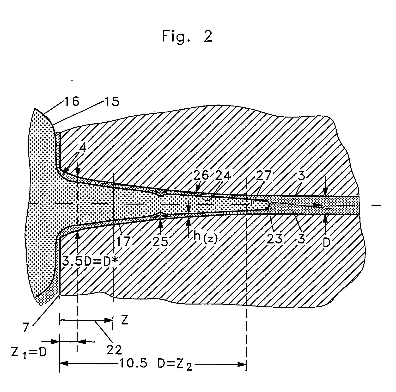 Flow restrictor and system for delivering a flow of liquid in a microcapillary