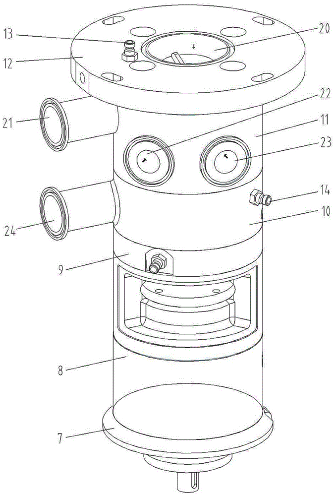 Multifunctional medium-capacity even-dispersion grinding machine and operation method thereof