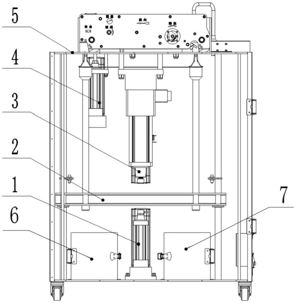 Comprehensive detection system for electromagnetic bomb hanging hook of universal hanger