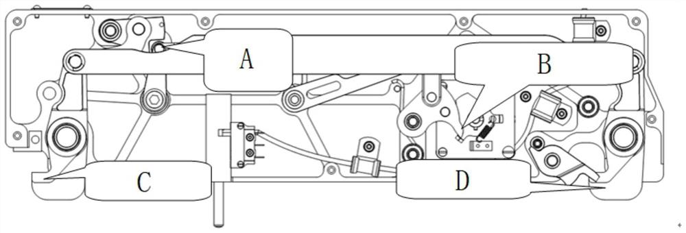 Comprehensive detection system for electromagnetic bomb hanging hook of universal hanger