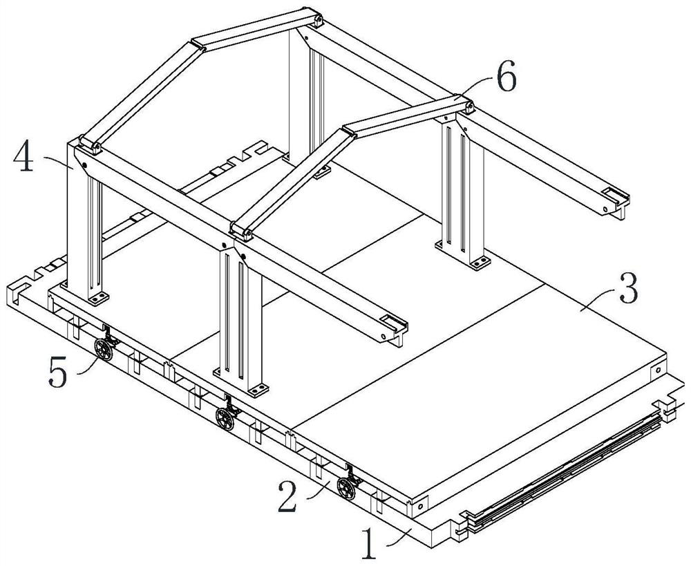 A method for assembling a highly stable and easily disassembled temporary building