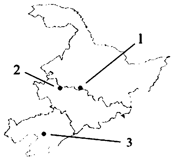 Wide-range crop phenology extraction method based on morphological model method