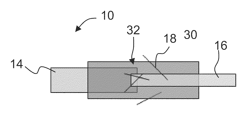 Rectifying antenna device with nanostructure diode