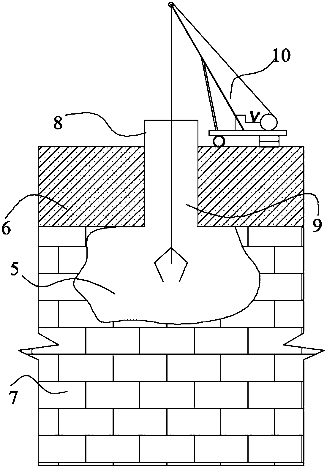 Pile foundation construction method capable of three-dimensional expansion