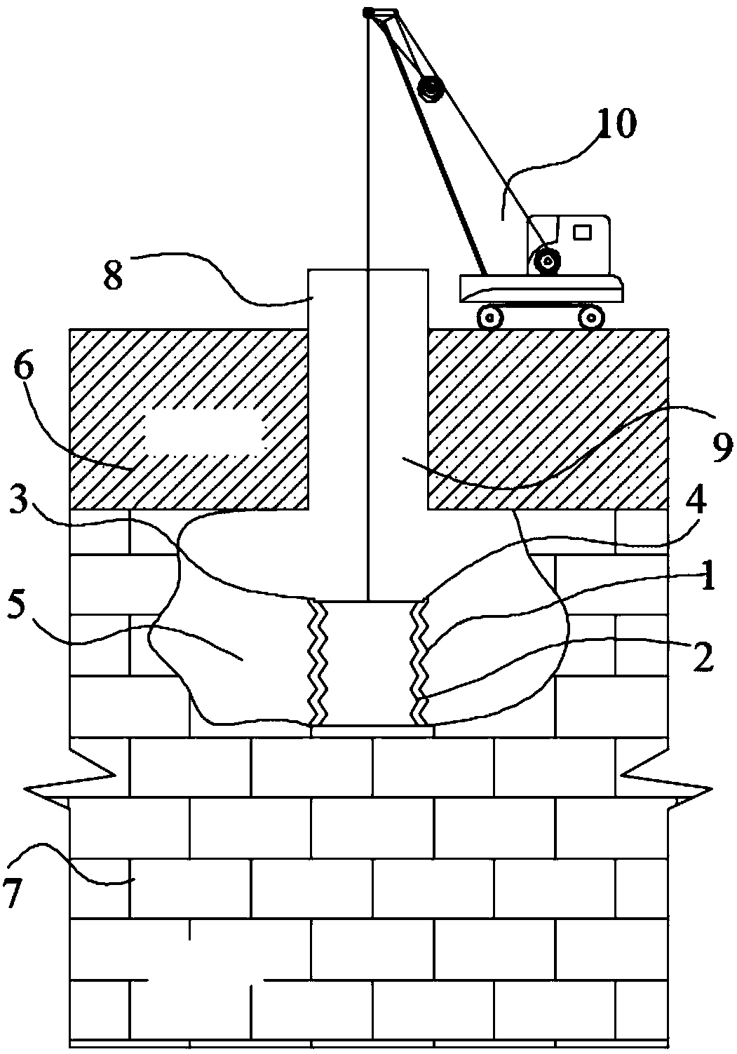 Pile foundation construction method capable of three-dimensional expansion