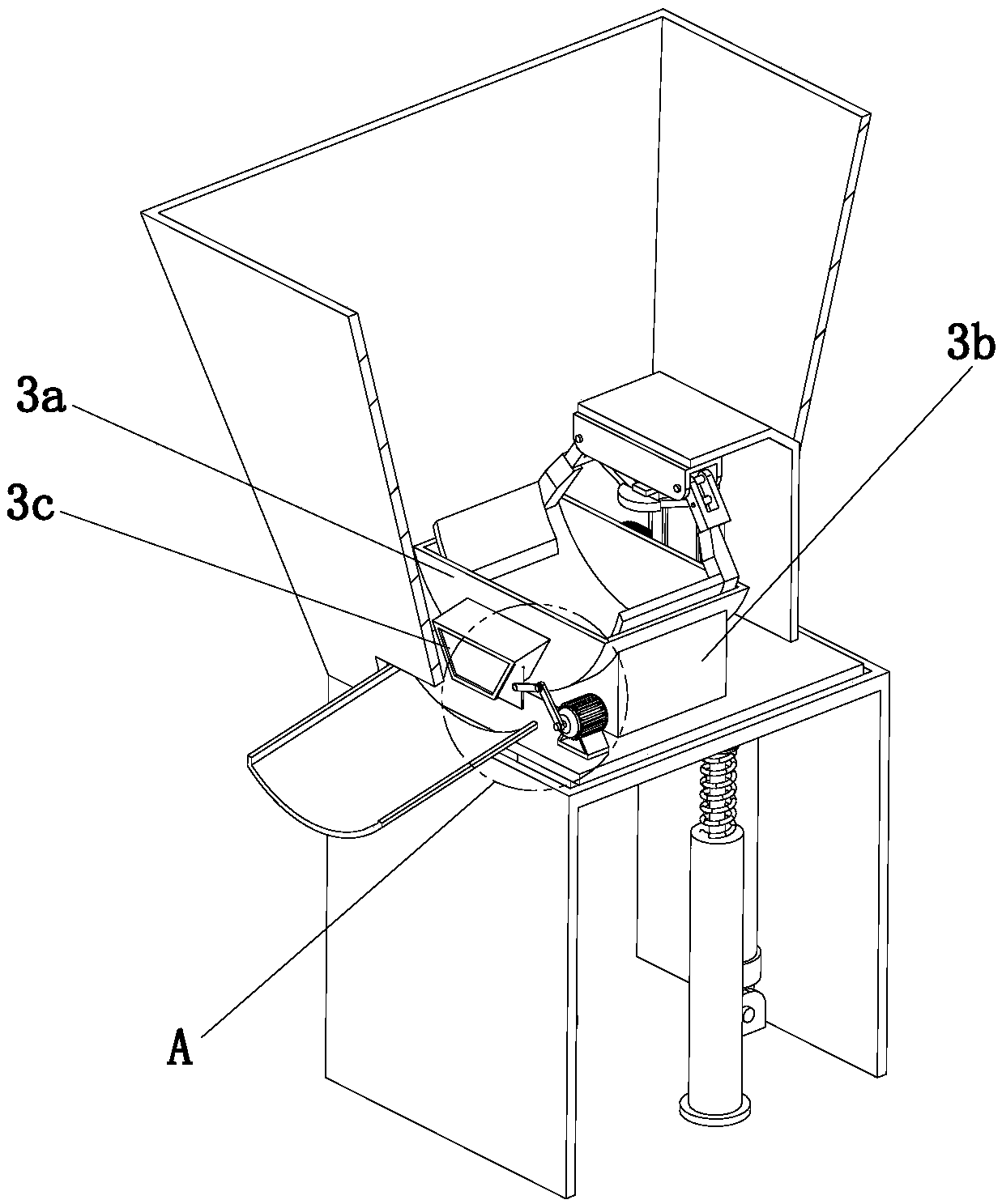 Working method of automatic chili sauce making device