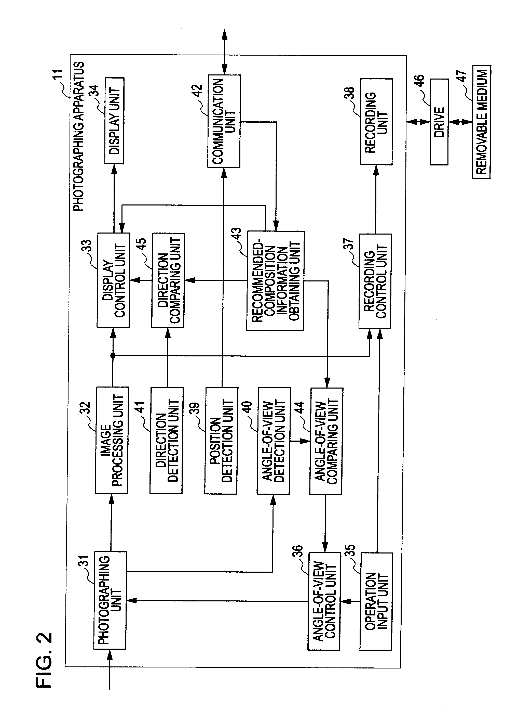 Photographing apparatus and method, and program