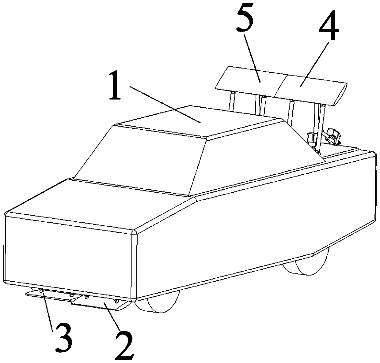 Device capable of adjusting vertical loads of four wheels of automobile