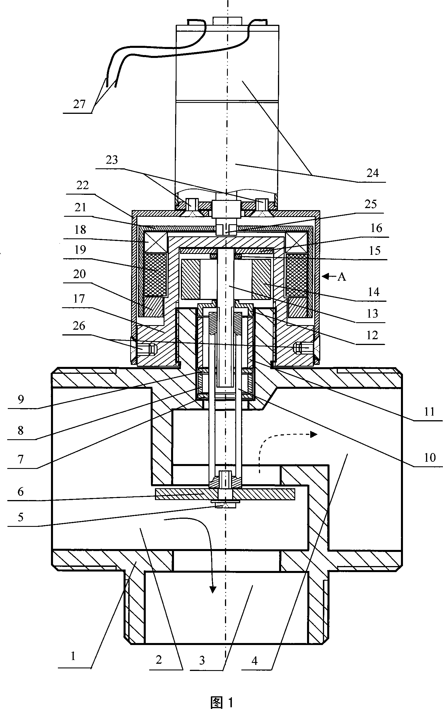 Magnetic force interlocking valve without sealing by filling materials and sealing ring