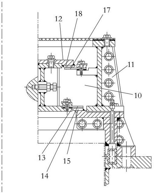 Working sealing structure of axial-flow Kaplan turbine