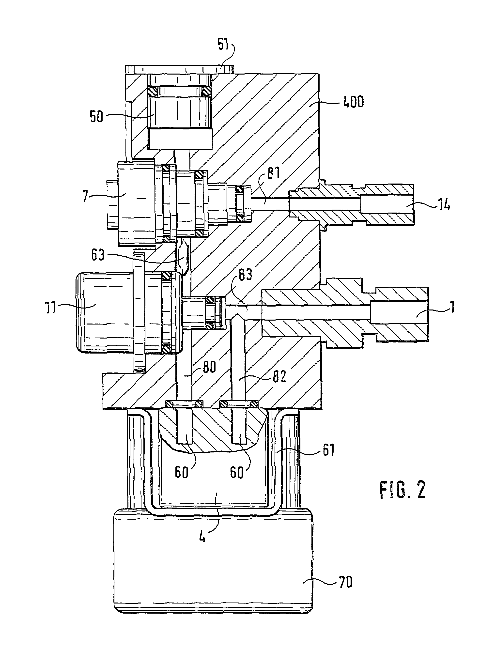 Device for the dosing of a reducing agent