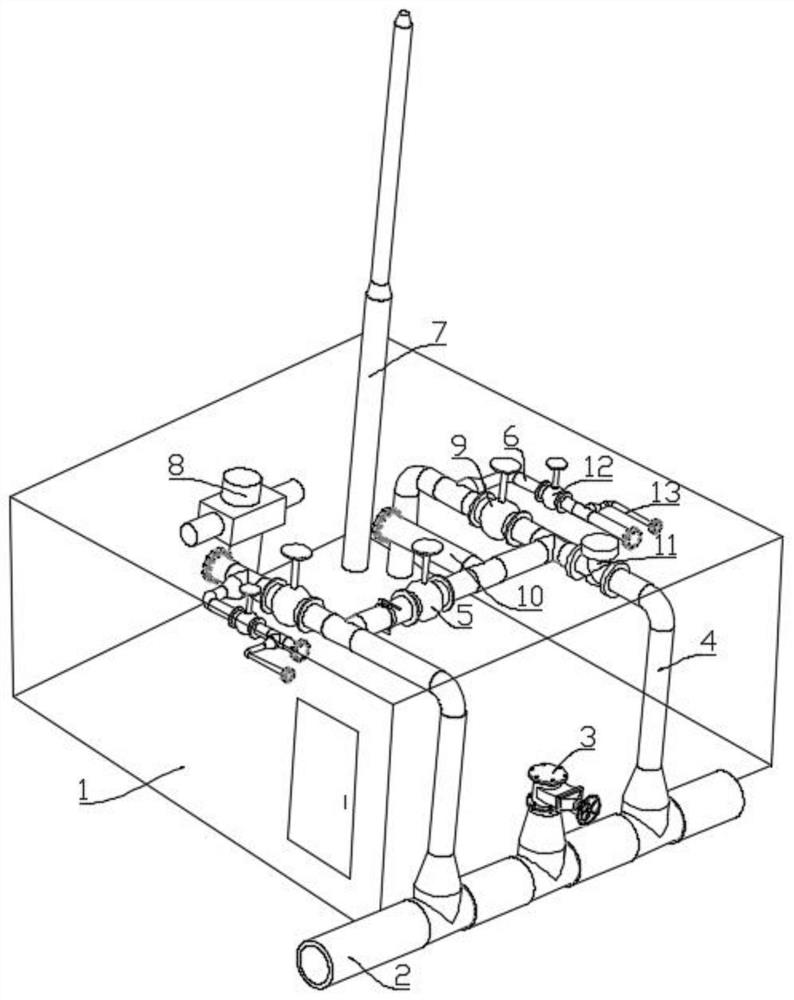 Integral integrated pipeline block valve chamber and manufacturing method thereof