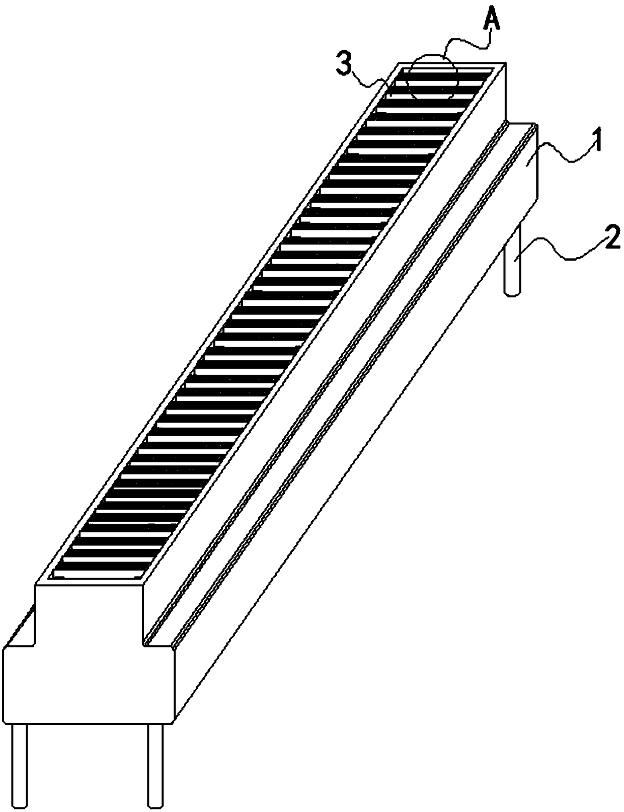 Grill adopting steam expansion for material spreading