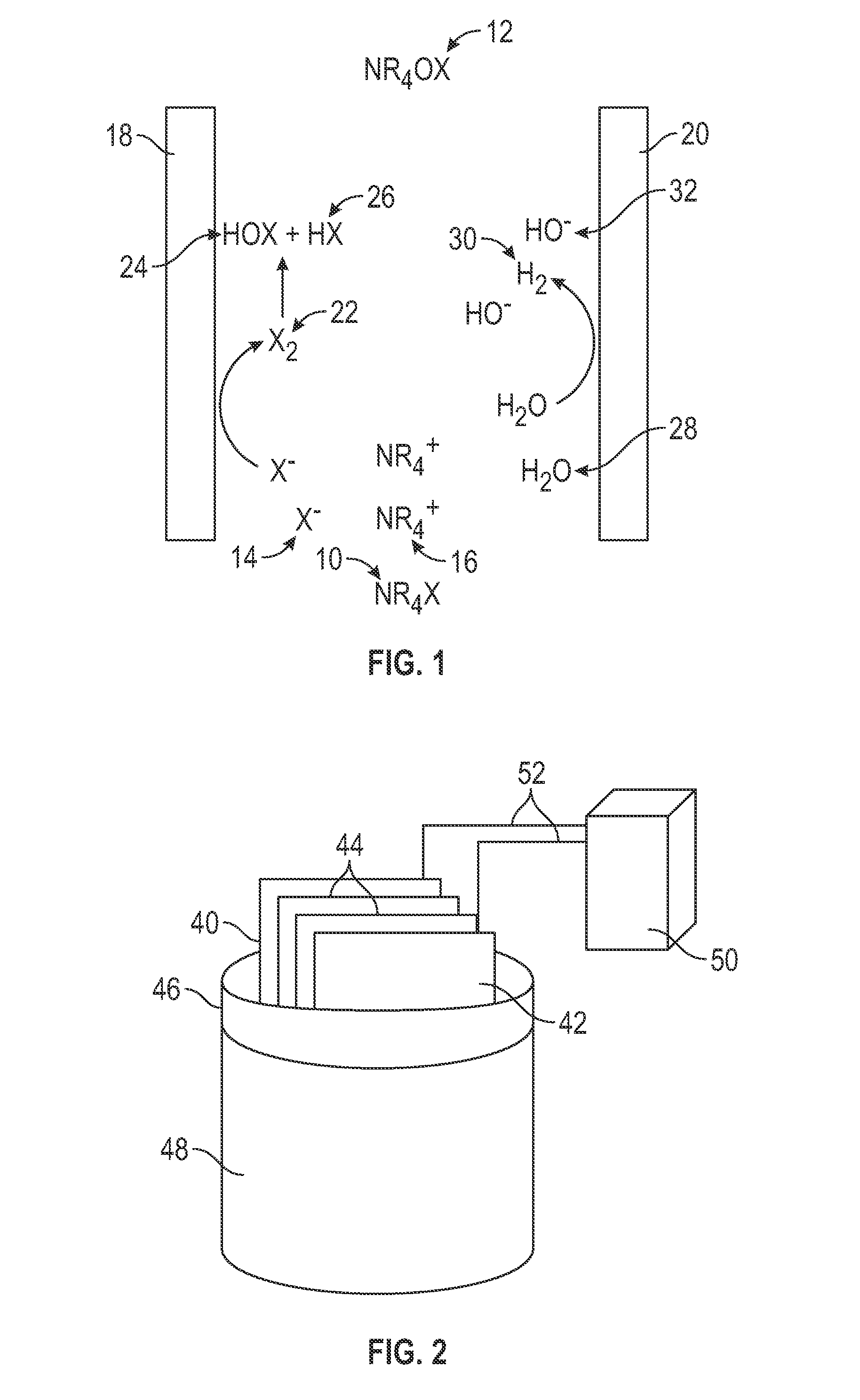Electrochemical Generation of Quaternary Ammonium Compounds