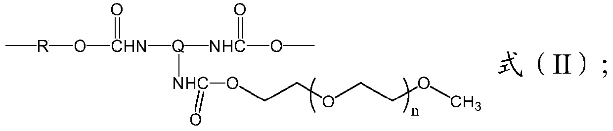 A kind of diisocyanate, polyurethane prepolymer, preparation method of polyurethane prepolymer and aqueous polyurethane