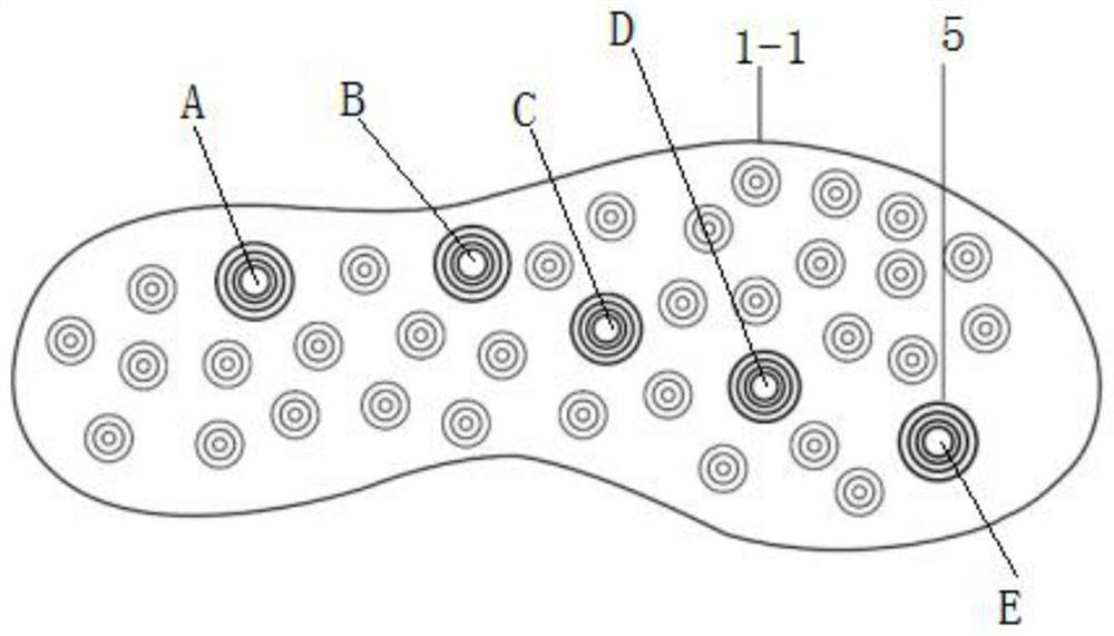 Heating massage shoe for old people