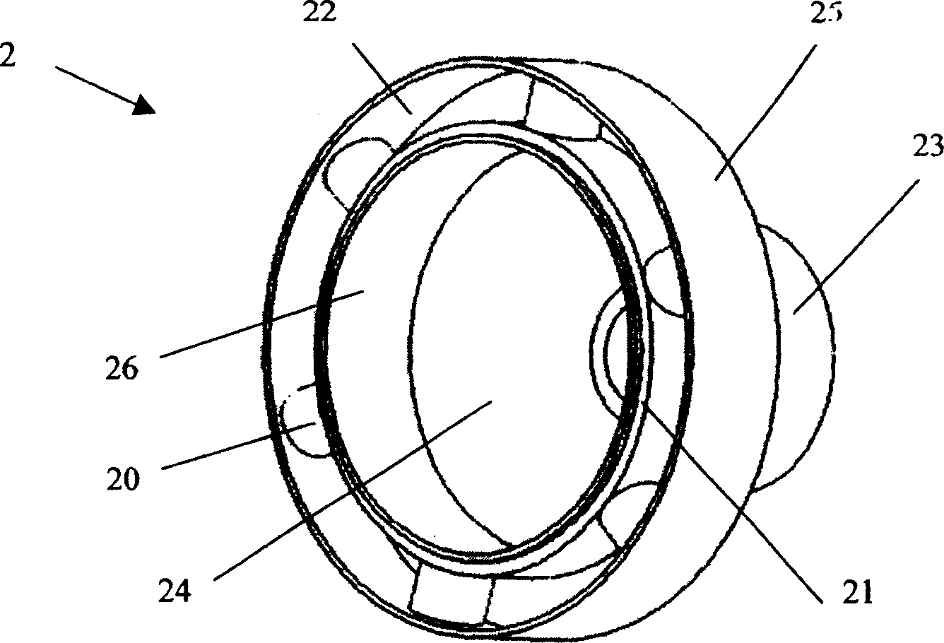 Separated axial flow pump