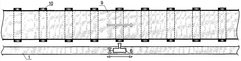 Roller failure monitoring system of belt conveyer