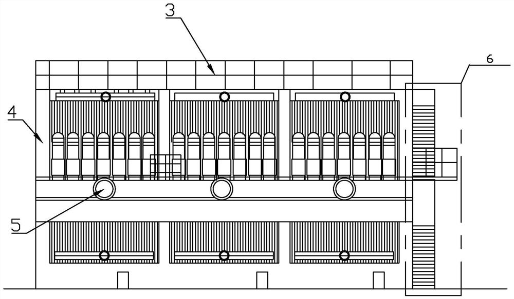 Modular structure of open-frame gasifier system