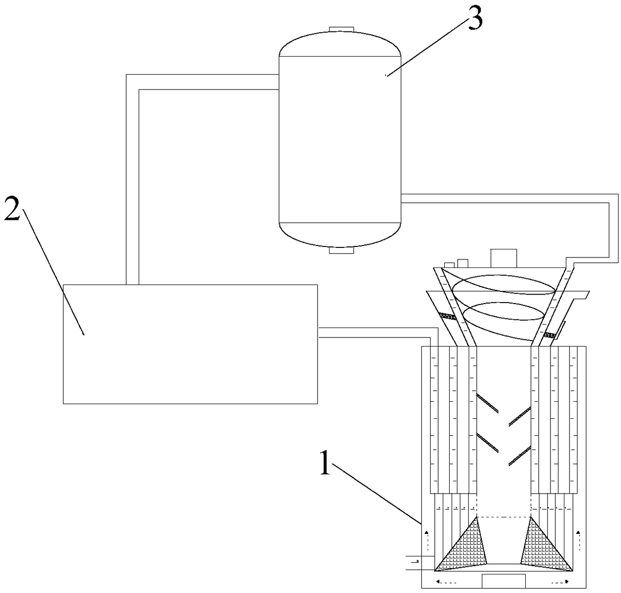 Biomass burning energy saving and emission reduction heating system