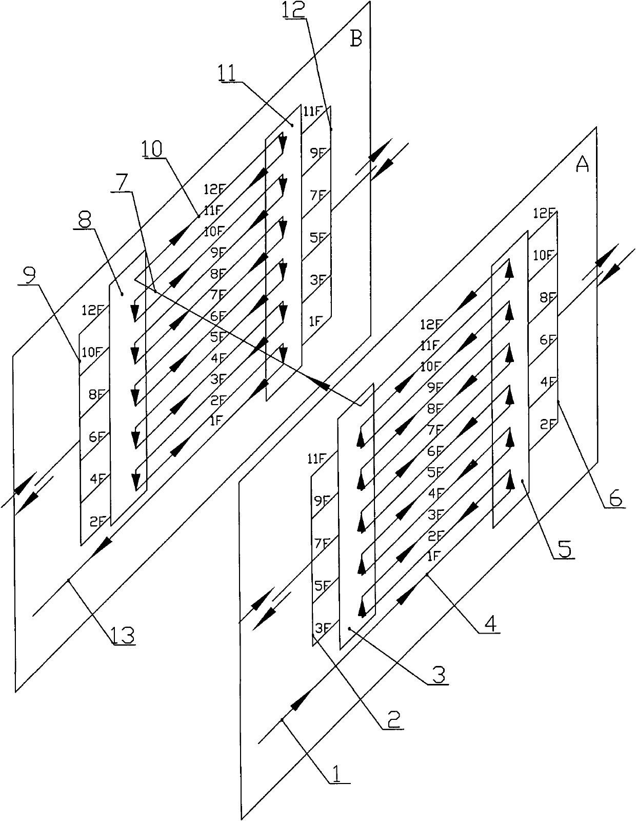Production method of concrete grouting compound heat-insulating building block