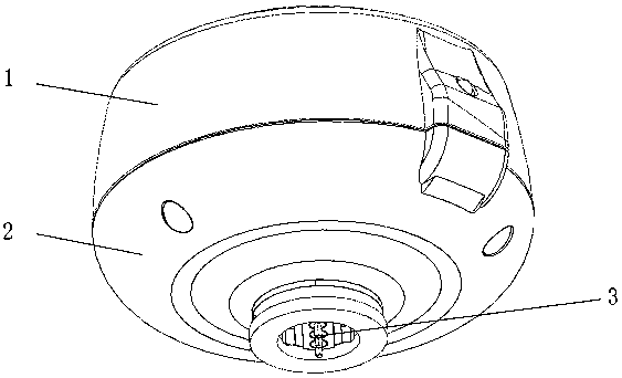 Wireless meridian sound transmission head