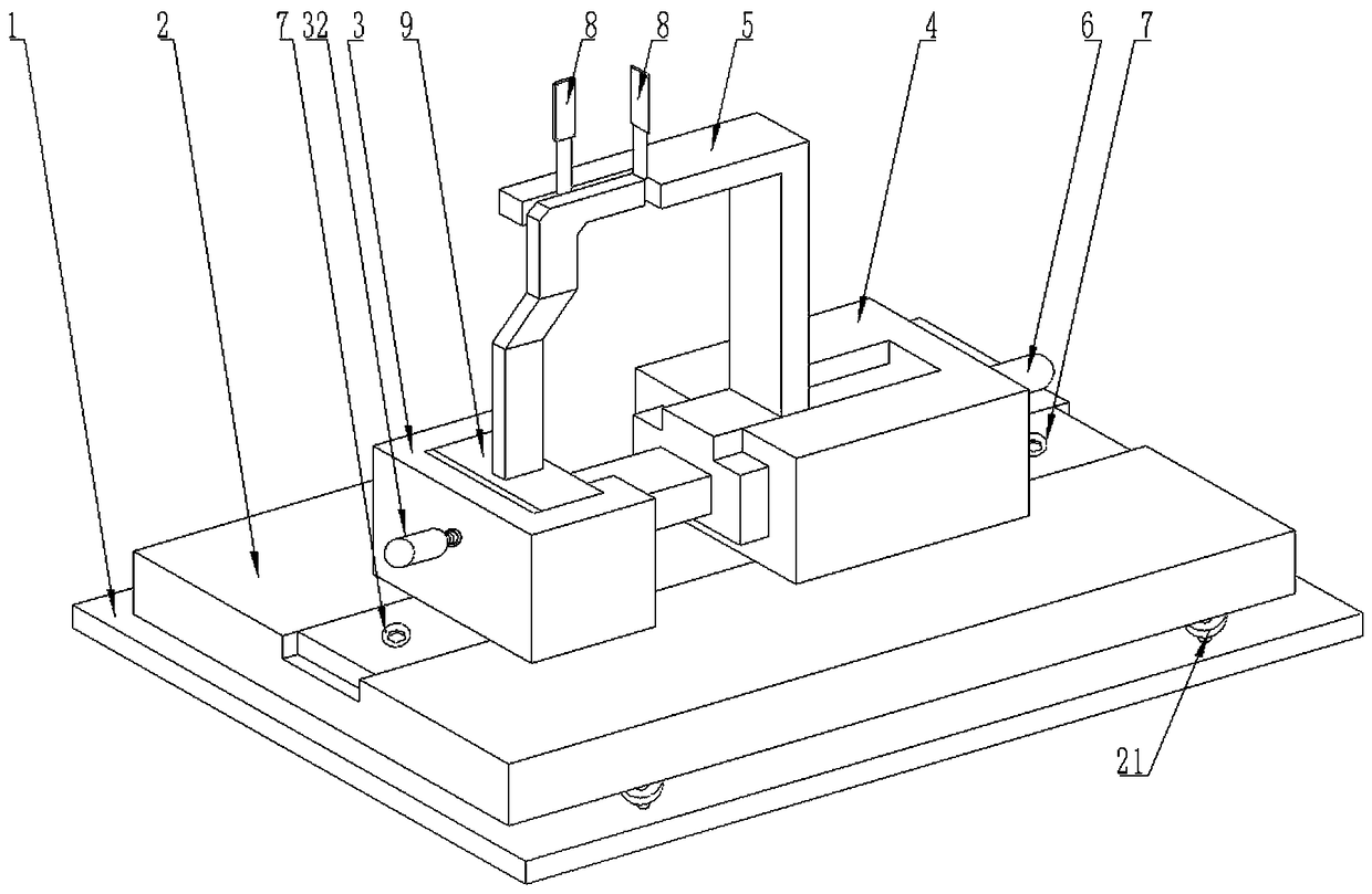 Comprehensive error checking device and method for entering and exiting positioning gauge of tail vehicle surface of roving frame