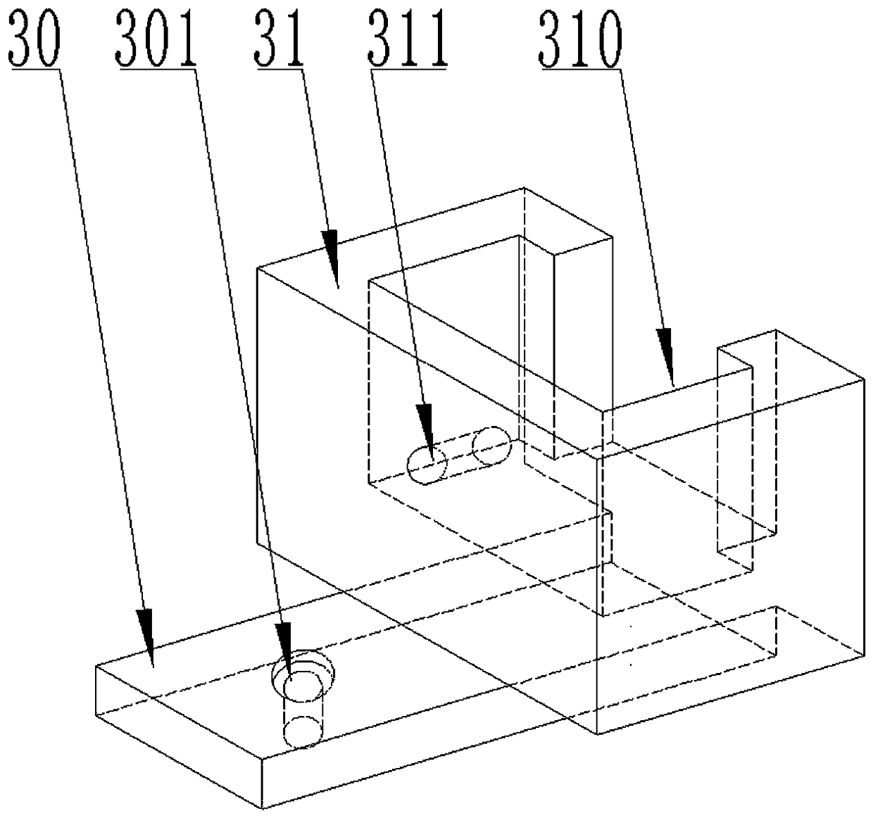 Comprehensive error checking device and method for entering and exiting positioning gauge of tail vehicle surface of roving frame