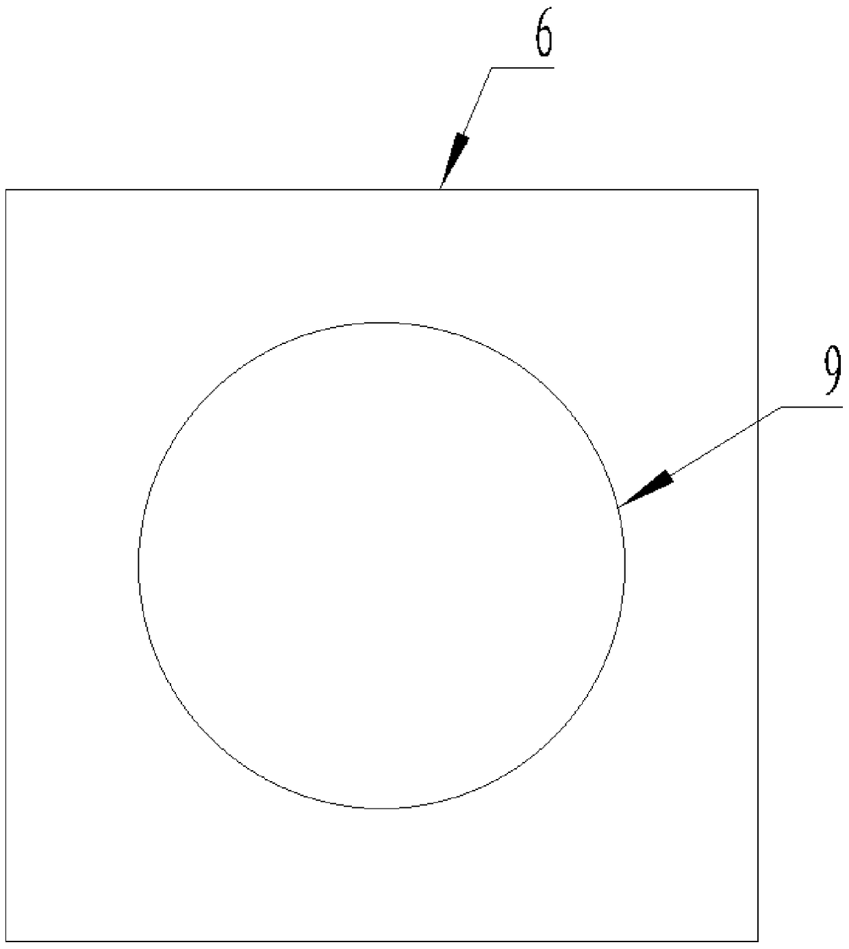 A purification and separation device for mist and particles in gas