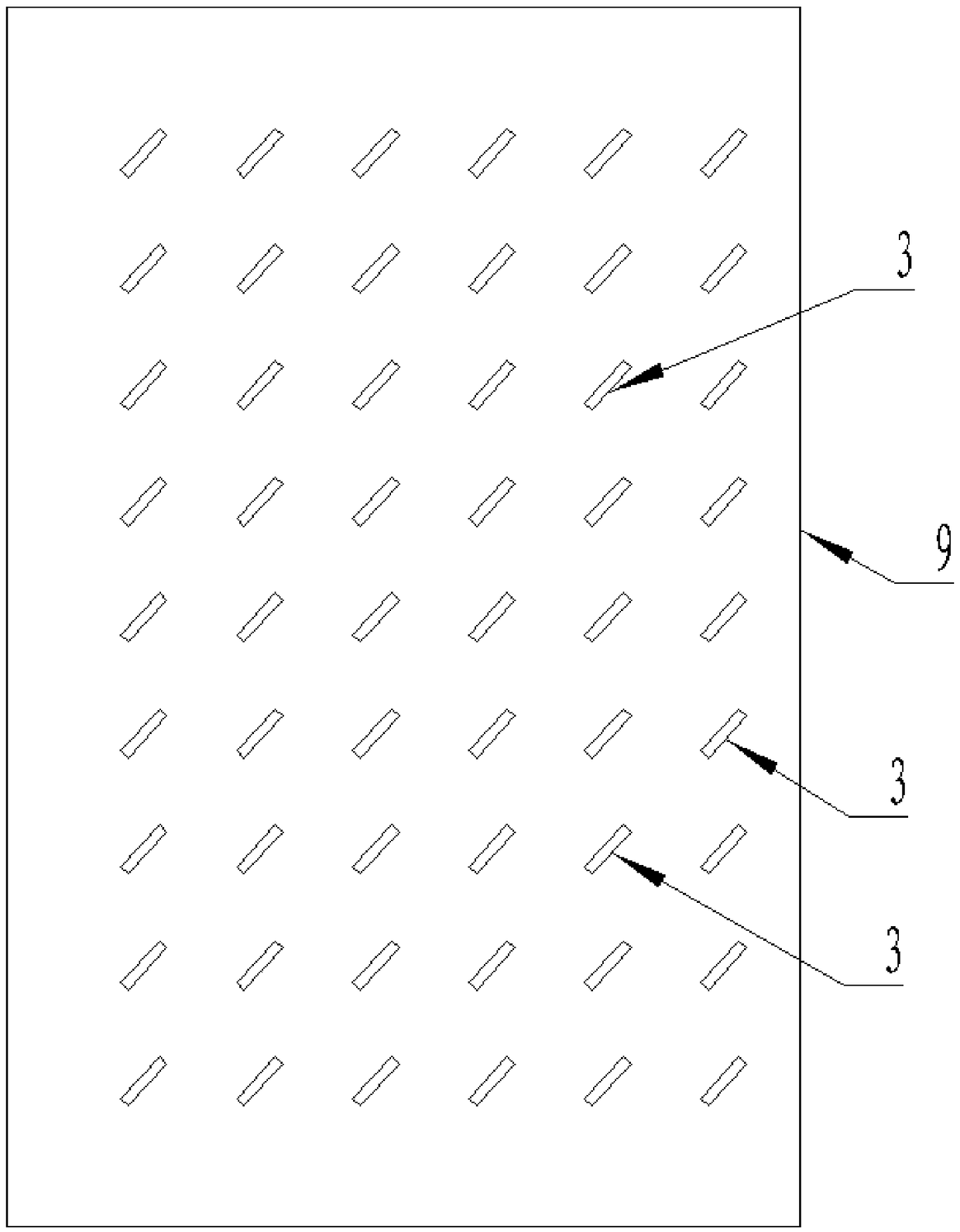 A purification and separation device for mist and particles in gas