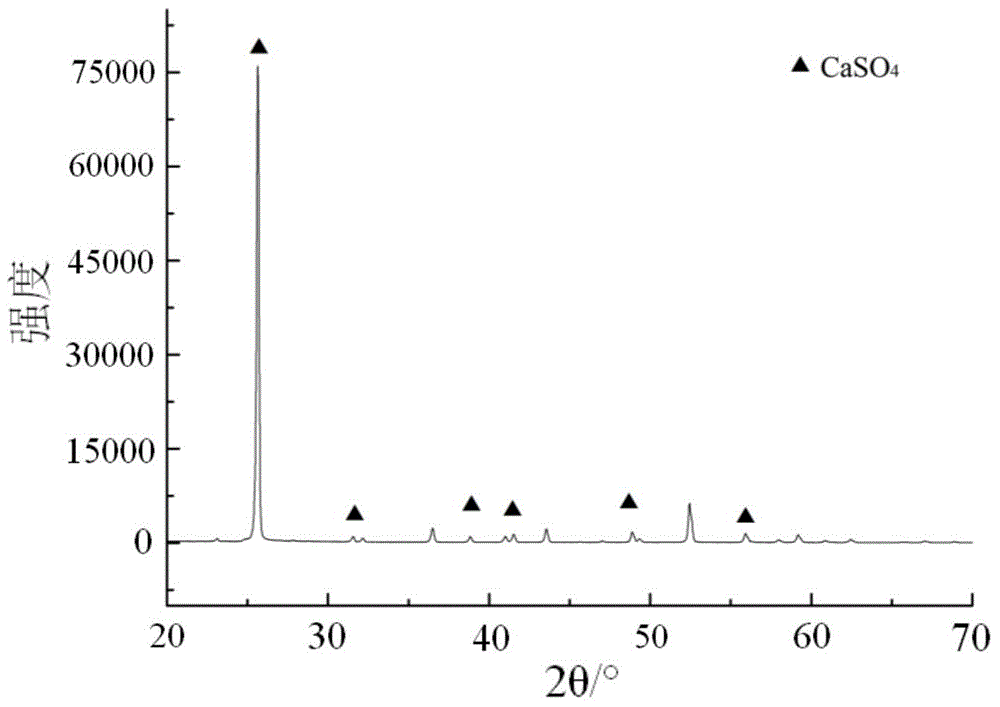 Preparation method of anhydrous calcium sulfate whisker