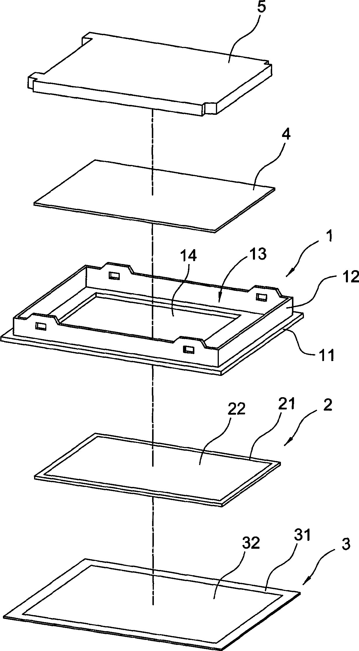 LCD device preventing water vapor generating
