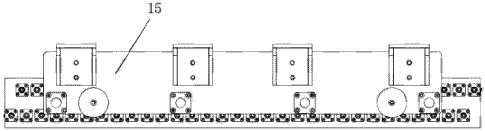 A briquetting mechanism of an abrasive belt grinder