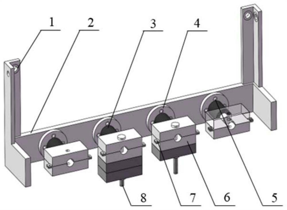 Mass-adjustable integrated multi-dynamic vibration absorber for restraining rail vehicle from shaking