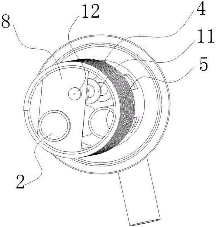 Anti-freeze oil tank structure